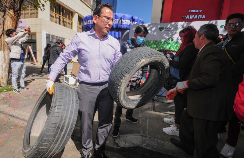 Este domingo 18 la Reciclamóvil 2023 de la CNI  recorrerá varias zonas de La Paz