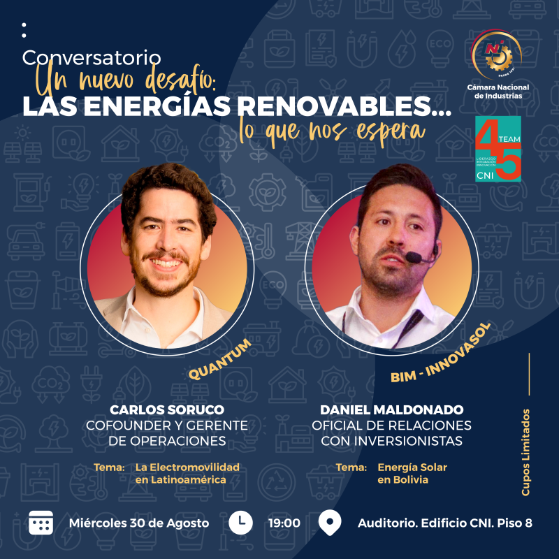 CONVERSATORIO “UN NUEVO DESAFÍO: LAS ENERGÍAS RENOVABLES, LO QUE NOS ESPERA 