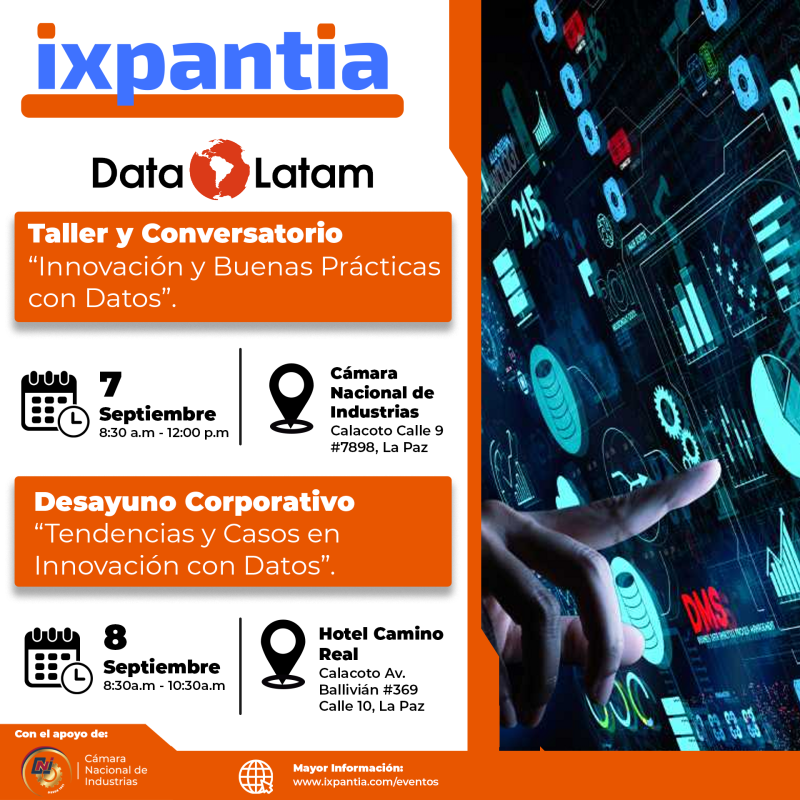 TALLER Y CONVERSATORIO INNOVACIÓN Y BUENAS PRÁCTICAS CON DATOS