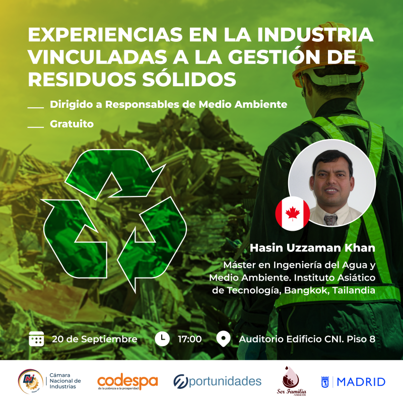 TALLER “EXPERIENCIAS EN LA INDUSTRIA VINCULADAS A LA GESTIÓN DE RESIDUOS SÓLIDOS”  