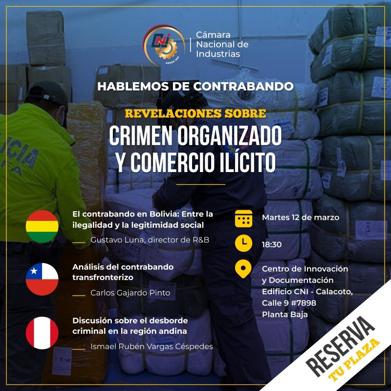 Hablemos de contrabando:  Revelaciones sobre crimen organizado y comercio ilícito: lecciones desde Chile y Perú