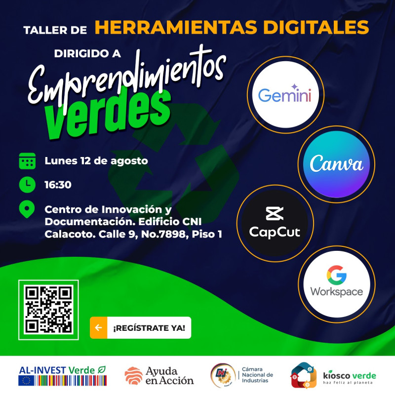 Taller de Herramientas Digitales dirigido a Emprendimientos Verdes